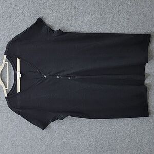 J.Jill Love  Blouse Black  Linen Size XL